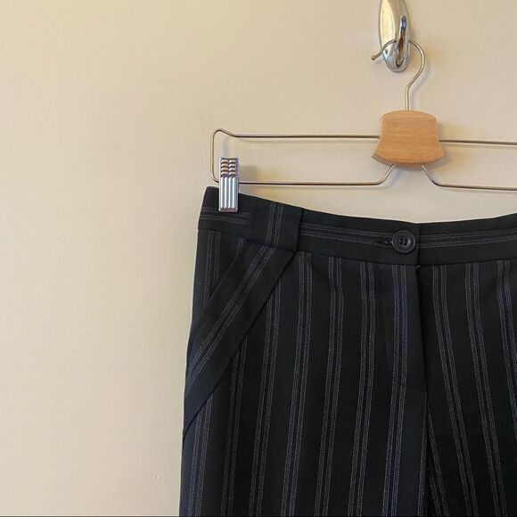 ANTHROPOLOGIE-CARTONNIER Stripe Wool Blend Trouser (Size:2) - Picture 5 of 11
